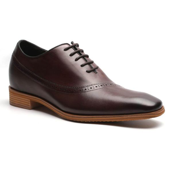 Buty Oxford z podwyższeniem - 7 CM Wyższe