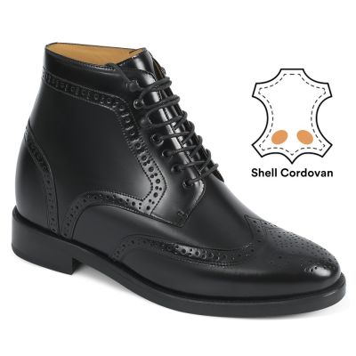 Botki Brogue 9CM z Cordovanu