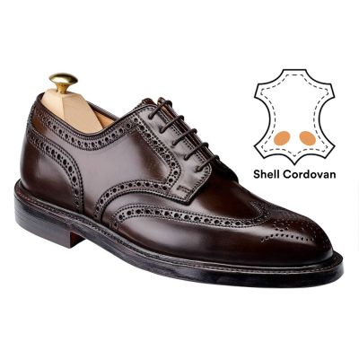 7CM Męskie Buty Derby Pełne Brogue