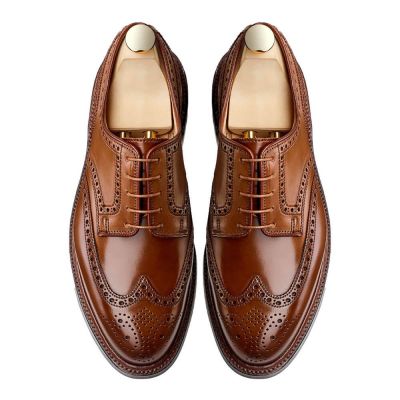 7CM Męskie Buty Zwiększające Wzrost Wingtip Brogue