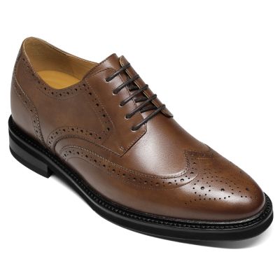 7CM Buty Derby Brogue Męskie